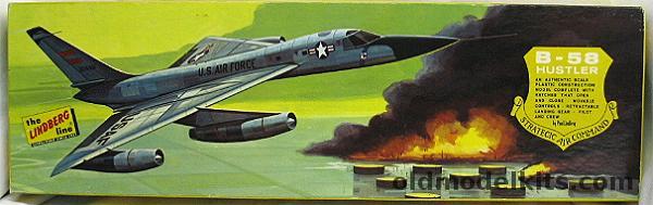 Lindberg 1/64 Convair B-58 Hustler, 578-200 plastic model kit